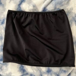 XS black mini skirt